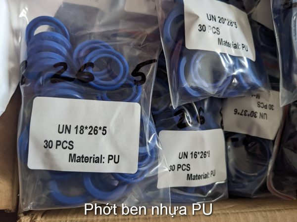 Phot ben nhua PU xanh, vang thuy luc